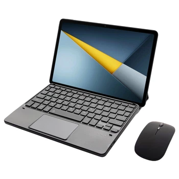 Клавиатура-подставка беспроводная Smart Keyboard + Мышка для Poco Pad X1 Ukr+Eng Black