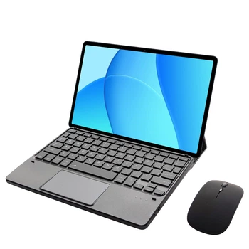Клавиатура-подставка беспроводная Smart Keyboard + Мышка для Oppo Pad SE Ukr+Eng Black