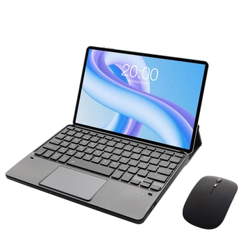 Клавиатура-подставка беспроводная Smart Keyboard + Мышка для Teclast M50 Plus Ukr+Eng Black