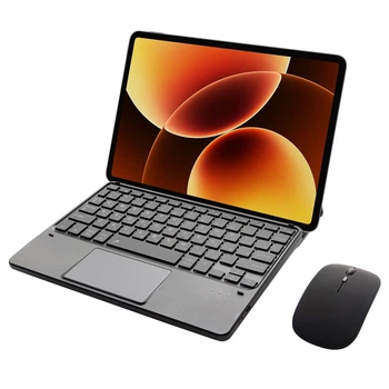 Клавиатура-подставка беспроводная Smart Keyboard + Мышка для Xiaomi Pad 8 / 8 Pro Ukr+Eng Black