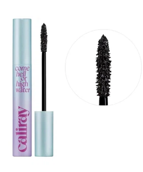 Вологостійка туш для чутливих очей caliray come hell or high water 24-hour volumizing & lengthening tubing mascara