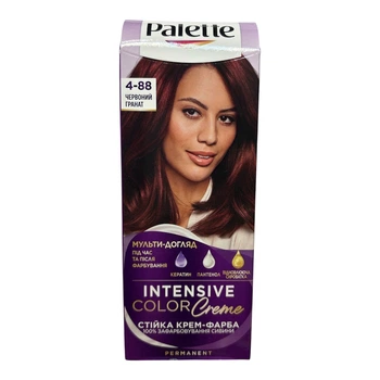Краска для волос Palette Intensive Colour Creme 4-88 Красный гранат 110 мл