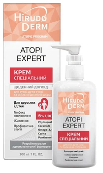 Крем для подверженной атопии кожи Биокон Hirudo Derm Atopic Program ATOPI EXPERT 200 мл (4823110302200)