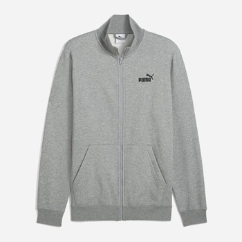 Толстовка на флісі, на блискавці чоловіча Puma Essentials Foundation 68258203 L Medium Gray Heather (4067983670329)