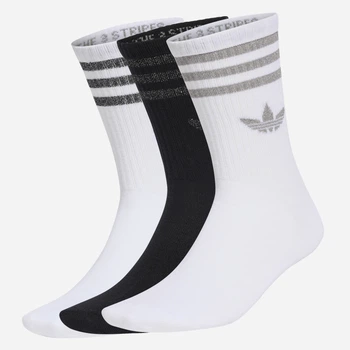 Набор мужских носков высоких хлопковых Adidas 3S GL CT S KR4218 43-45 (L) 3 пары Белый (4069995497161)