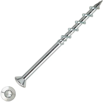 Zestaw wkrętów do muru DeWalt Wall Dog Torx 25 6.5 x 50 mm 100 szt (5054905020958)