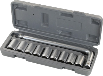 Набір головок і біт Armer 10 од 1/2" CR-V (ARM-B0003)