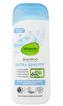Шампунь для дуже чутливої шкіри голови Alverde Ultra Sensitive, 200 мл