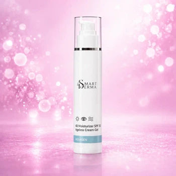 Невесомый крем-гель для лица SPF 50. Солнцезащитный крем. Увлажняющий крем. Smart4Derma 50 мл