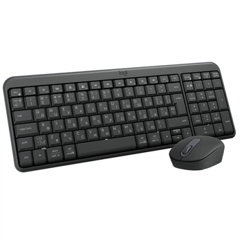 Комплект (клавиатура, мышь) беспроводной Logitech MK250 Graphite (920-013823)