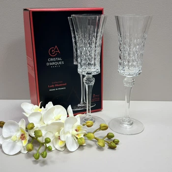 Набір келихів для шампанського 2 шт 150 мл CD'A Lady Diamond L9742/1