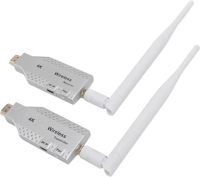 Беспроводной HD мультимедийный интерфейс передатчик-приемник, Plug and Play 50 м 4K видео
