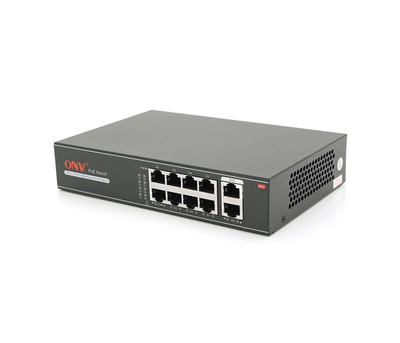 Коммутатор 8ми портовый PoE Full Gigabit ONV-H3108P