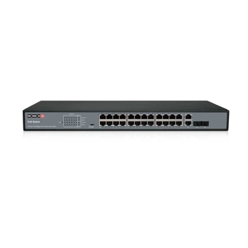Коммутатор неуправляемый PoE Provision-ISR PoES-24370C+2Combo с 24 портами PoE