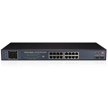 Коммутатор неуправляемый PoE Provision-ISR PoES-16250GCL+2SFP с 16 портами PoE