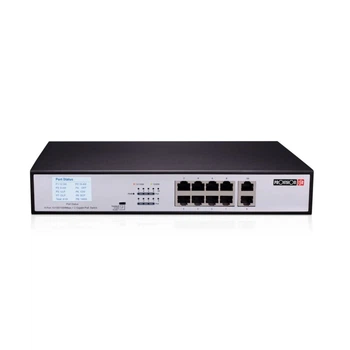 Коммутатор неуправляемый PoE Provision-ISR PoES-08120GC+2GI гигабитный с 8 портами PoE