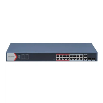 Коммутатор 18 портов управляемый Hikvision DS-3E1318P-EI(B) PoE