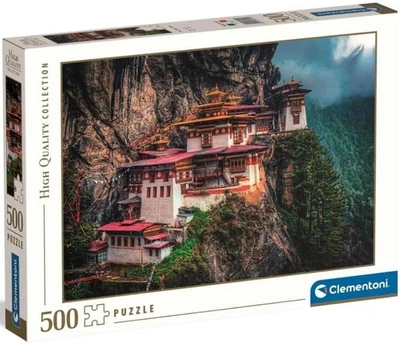 Пазли Clementoni High Quality Collection - Буддійський Монастир "Гніздо Тигра", Бутан / 500 елементів (35614)