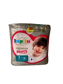 Дитячі підгузки трусики Lupilu Premium розмір 7 (17+ кг) 28 шт