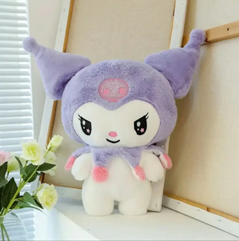 М'яка Плюшева Іграшка Куромі 85 см, З Мультфільму Onegai My Melody, Фіолетова