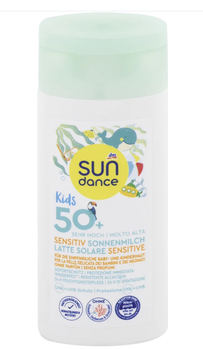 Дитячий сонцезахисний лосьйон Sundance KIDS Sensitiv OF 50+, 50 мл
