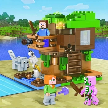 Конструктор Minecraft SJ81004 Дом на дереве 178 деталей Майнкрафт MineWorld My World
