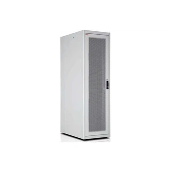 Шафа напольна Lande DYNAmic Series 42U 600x1000, двері перф. 80%, RAL7035, Light Grey (LN-FS42U6010-LG-SSAA-E)