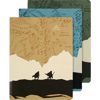 Набір блокнотів Moleskine Cahier Lord of the Rings 3 шт 8056711512921