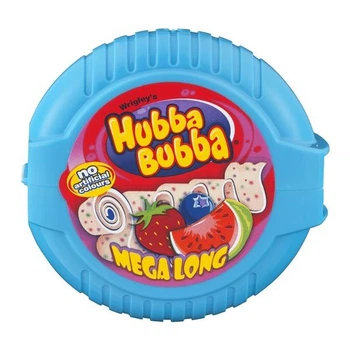 Жувальна гумка Hubba Bubba Bubble Tape 56 г - рулетка з фруктово-ягідним смаком (5223)