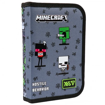 Пенал YES HP-04 2 відворота Minecraft Reality 533744