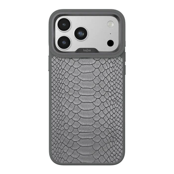 Чохол Premium Kajsa Glamorous Collection Snake Pattern with MagSafe для iPhone 17 Pro Grey O-Ring