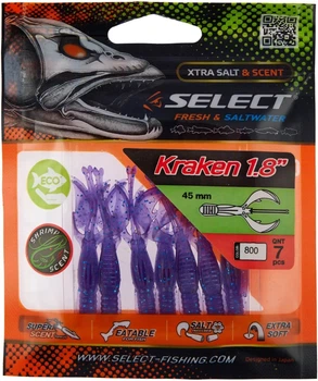 Силикон Select Kraken 1.8"" #800 (7 шт / уп)