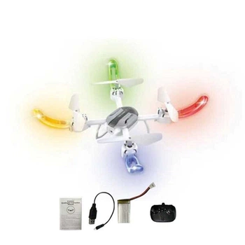 Квадрокоптер Y 22 знімний акумулятор 3.7V, пульт 2.4 GHz, USB-кабель, headless mode, підсвічування, режими підсвічування, в коробці