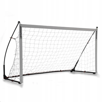 Ворота футбольні Quickplay Kickster Elite 07542 200 х 100 см, чорно-сірі