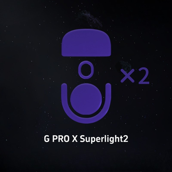 Глайди для мишки X-Raypad Obsidian Air Skates for Logitech GPX2 / X2 SUPERSTRIKE