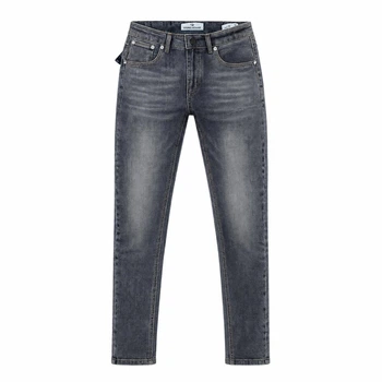 Мужские джинсы в стиле Stone Island Ghost Piece Tank Shield Denim Jeans серые размер XL (SI16001.6XL)