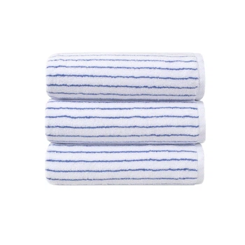 Рушник Lotus Home Готель Premium - Microcotton Stripe White-Blue 50x90 550 г/м²