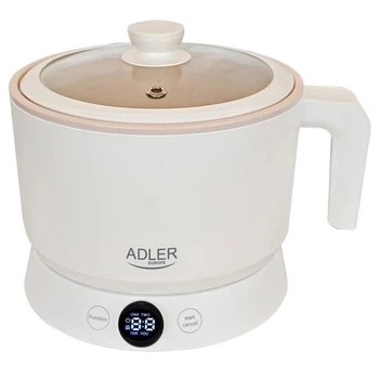 Электрическая многофункциональная кастрюля-пароварка Adler AD 6422 800Вт 1л 4 режима сенсорного управления