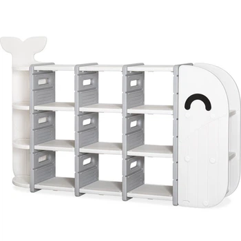 Детский стеллаж для хранения Splash Mealux KD-E054 White 192х114х32 см