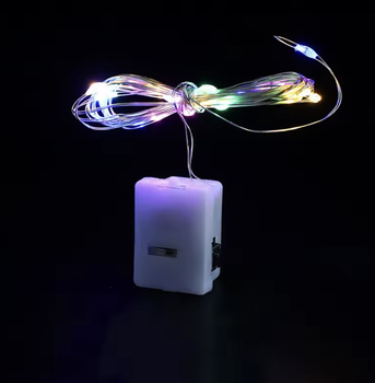 Светодиодная гирлянда “Роса” 1,9 м, LED, 3 режима разноцветный свет