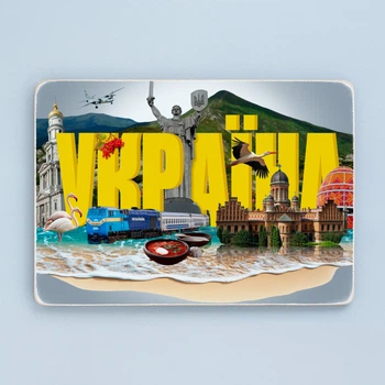 Дерев'яний постер А4 “Україна”