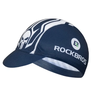Кепка велосипедная Rockbros MZ10019 с козырьком синяя (MZ10019)