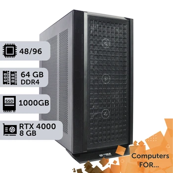 Компьютер Power Up #11 для 3Ds Max&Corona Renderer/Intel Xeon Platinum 8260 x2/64 GB/SSD 1TB/NVIDIA Quadro RTX4000 8GB конфигурация для создания интерьеров 3D-моделирования и рендеринга