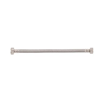 Шланг гибкий для подключения воды INVENA вн-вн 3/8"x3/8" 60 см нержавеющая оплетка WS-03-060
