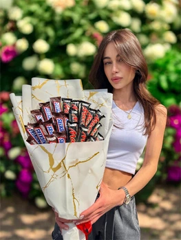 Солодкий букет "Mars & Snickers Deluxe"