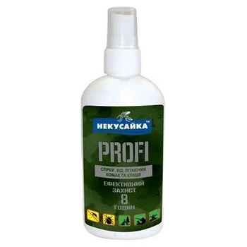 Лосьон от комаров, клещей НЕКУСАЙКА PROFI, спрей 100 мл - 455590