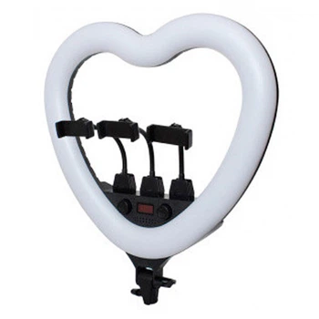 Кольцевая лампа MJ48 HEART, Черный - 295007