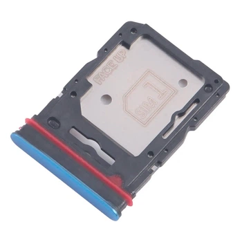 Держатель SIM-карты Motorola Edge 60, С разъемом на карту памяти, Синий - 734982