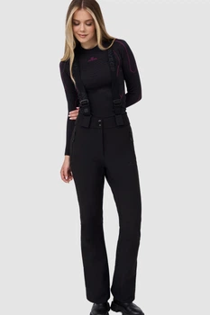 Гірськолижні штани AVECS чорні для жінок із матеріалу Softshell 50644/1 3XL