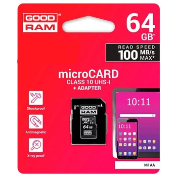 Карта пам'яті Goodram MicroSDXC, 64 Гб. - 746585